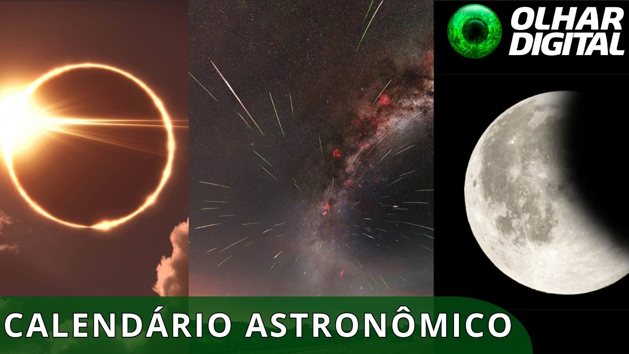 Agosto traz eclipse solar e lunar, além de chuva de meteoros