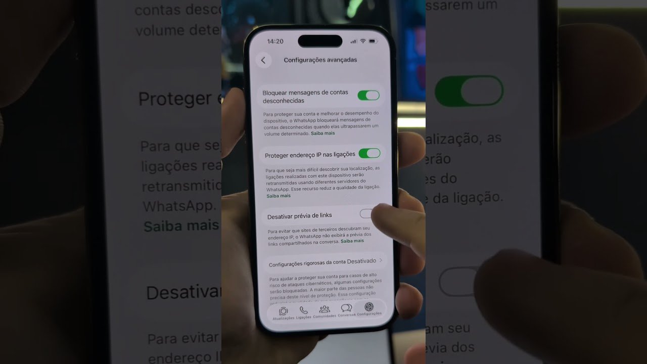 Ajuste isso no whatsapp para torna-lo anti golpe