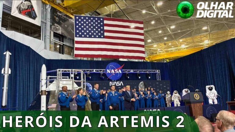 Astronautas da Artemis 2 recebem a maior honraria espacial dos EUA