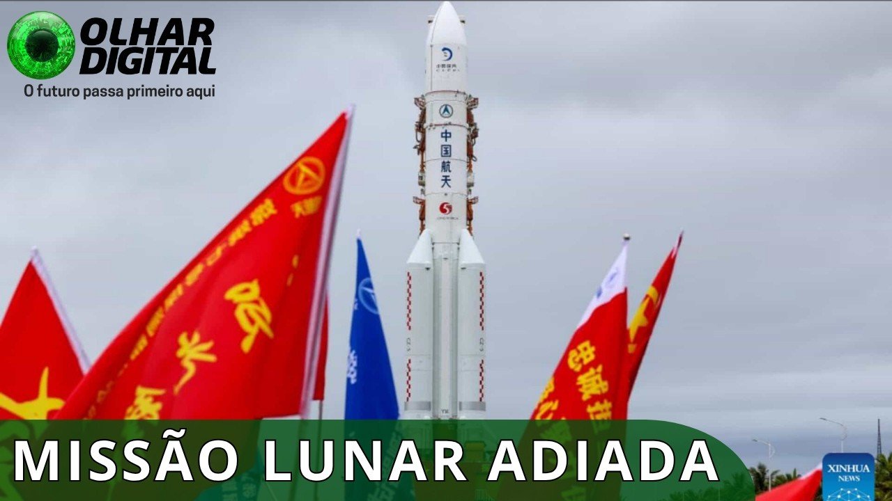 China adia lançamento de missão histórica ao polo sul da Lua