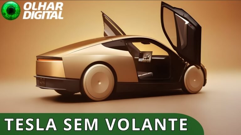 Cybercab: Tesla confirma evento para lançar veículo sem volante e freio