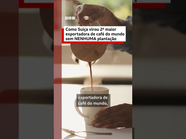 A Suiça é a segunda maior exportadora de café do mundo, mesmo não produzindo nenhum grão