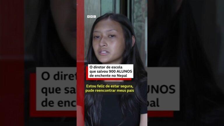 Diretor de escola que salvou 900 alunos de enchente no Nepal