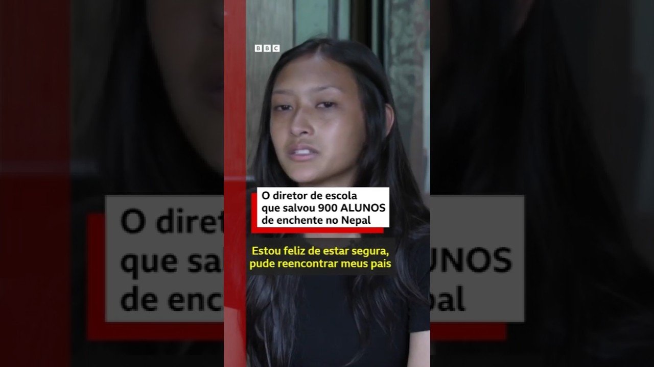 Diretor de escola que salvou 900 alunos de enchente no Nepal