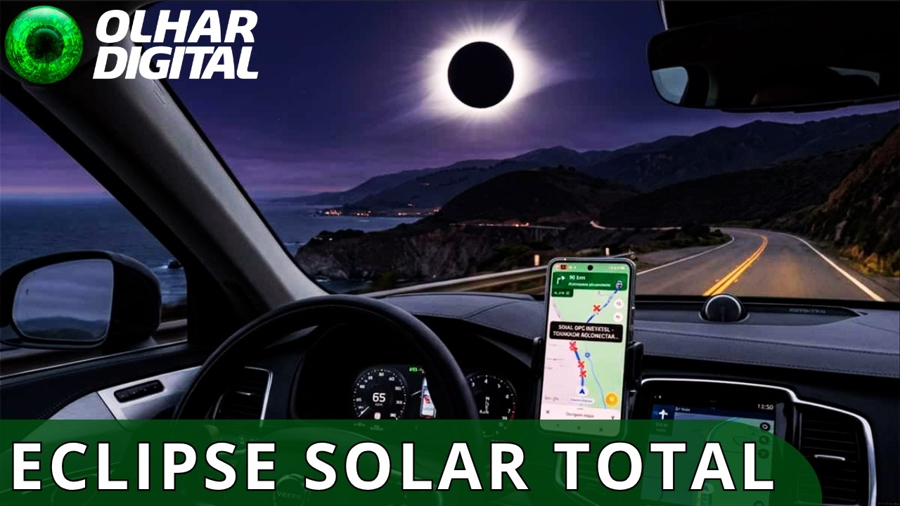 Eclipse solar total pode afetar internet, GPS ou comunicações?