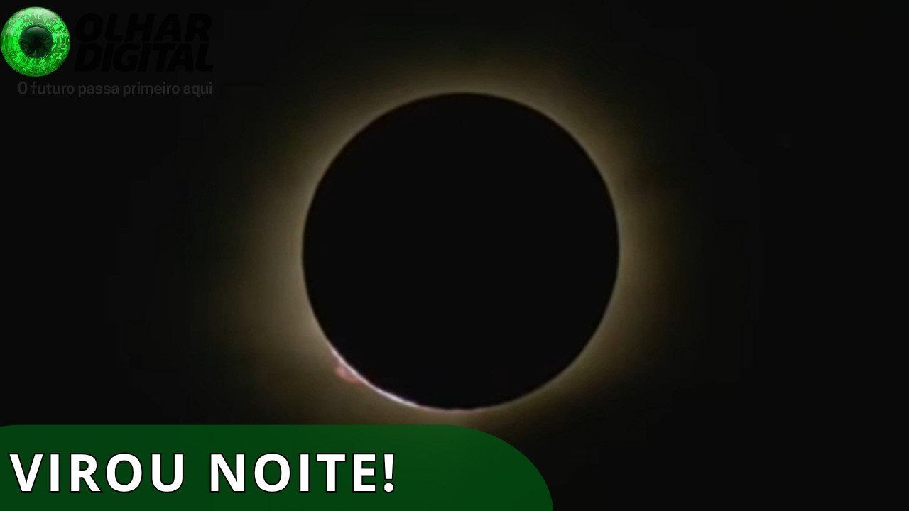 Eclipse solar total: veja o momento em que o Sol sumiu!