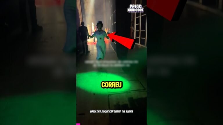 ELA DEIXOU SEUS FÃS PERPLEXOS AO CORRER DO PALCO