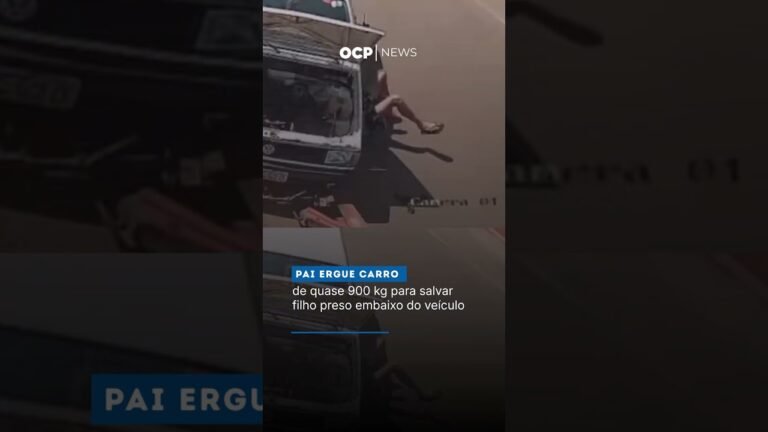 Pai ergue carro de quase 900 kg para salvar filho preso embaixo do veículo