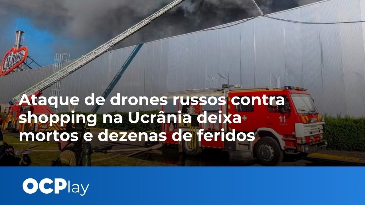 Ataque de drones russos contra shopping na Ucrânia deixa mortos e dezenas de feridos