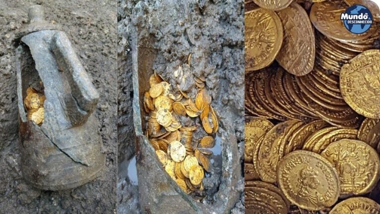 Estas misteriosas Moedas de Ouro foram encontradas dentro de um porão