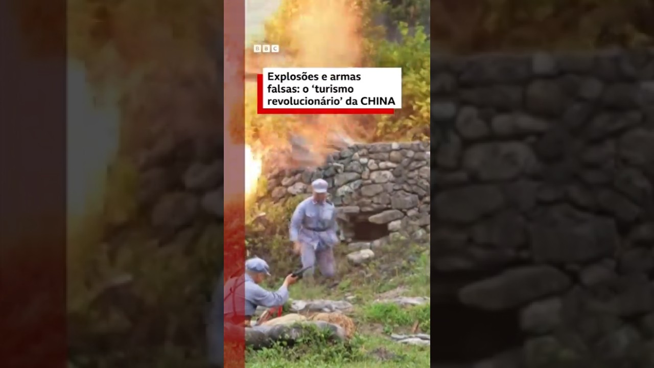 Explosões e armas falsas: o "turismo revolucionário" da China