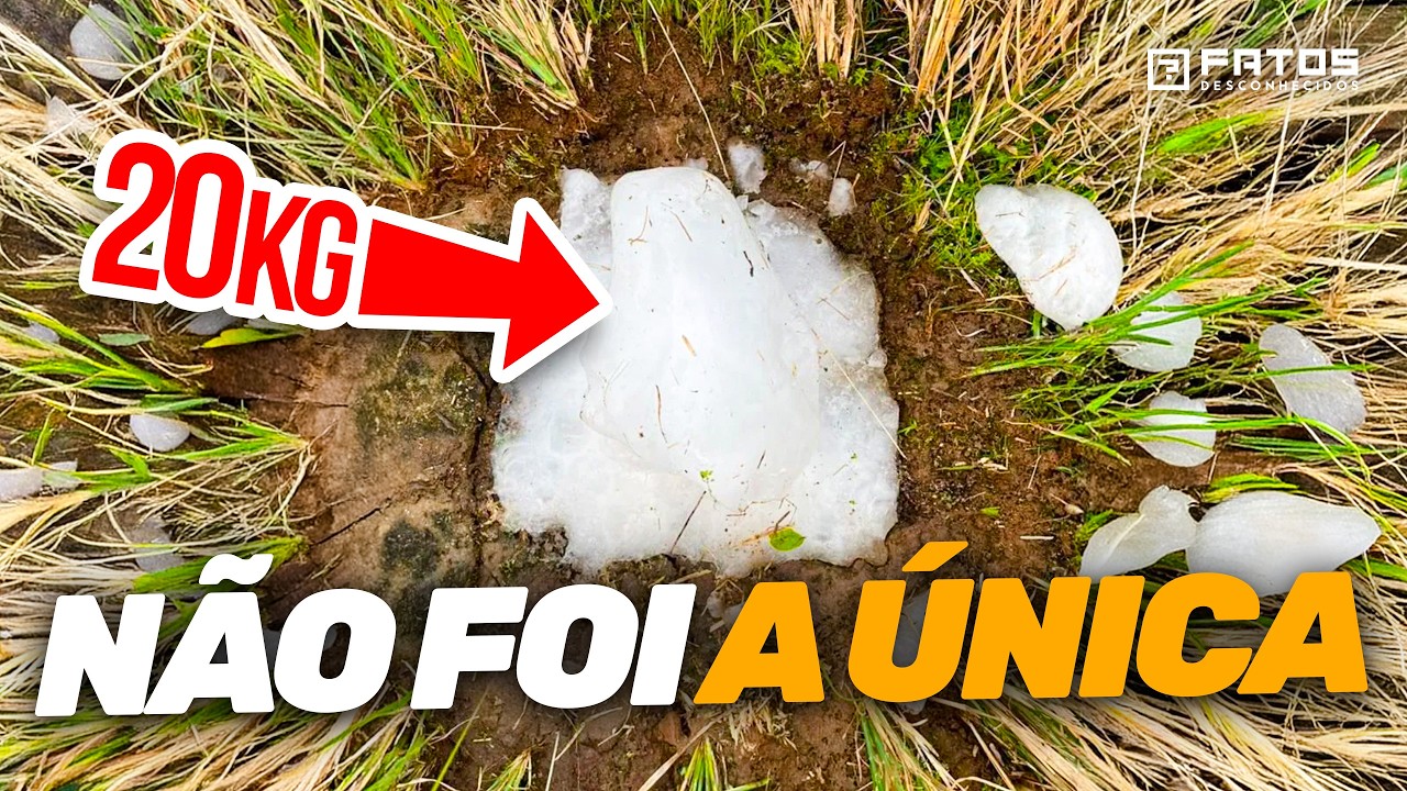 Grande pedra de gelo cai do céu no Ceará - Entenda o caso!