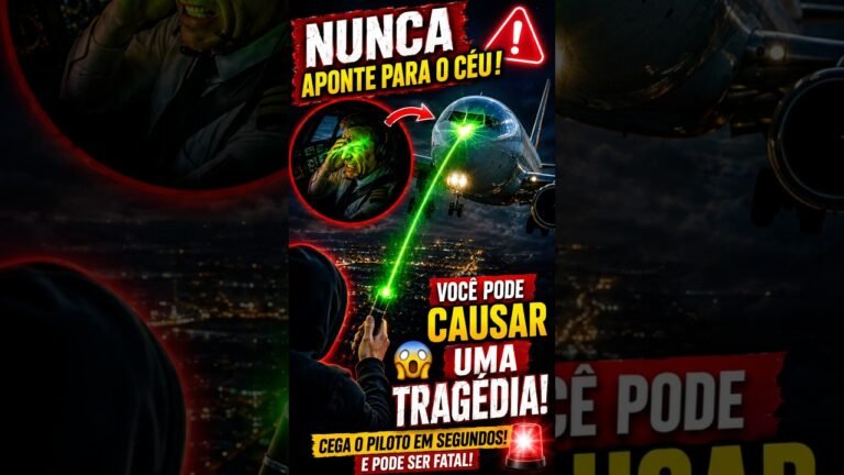 ISSO QUE ACONTECE QUANDO VOCÊ APONTA UM LASER PARA O CÉU 🤯