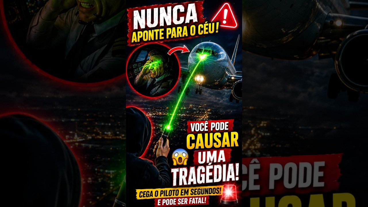 ISSO QUE ACONTECE QUANDO VOCÊ APONTA UM LASER PARA O CÉU 🤯