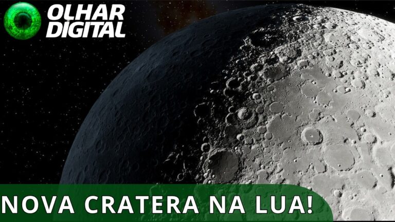 Lua ganha nova cicatriz após choque de foguete da SpaceX