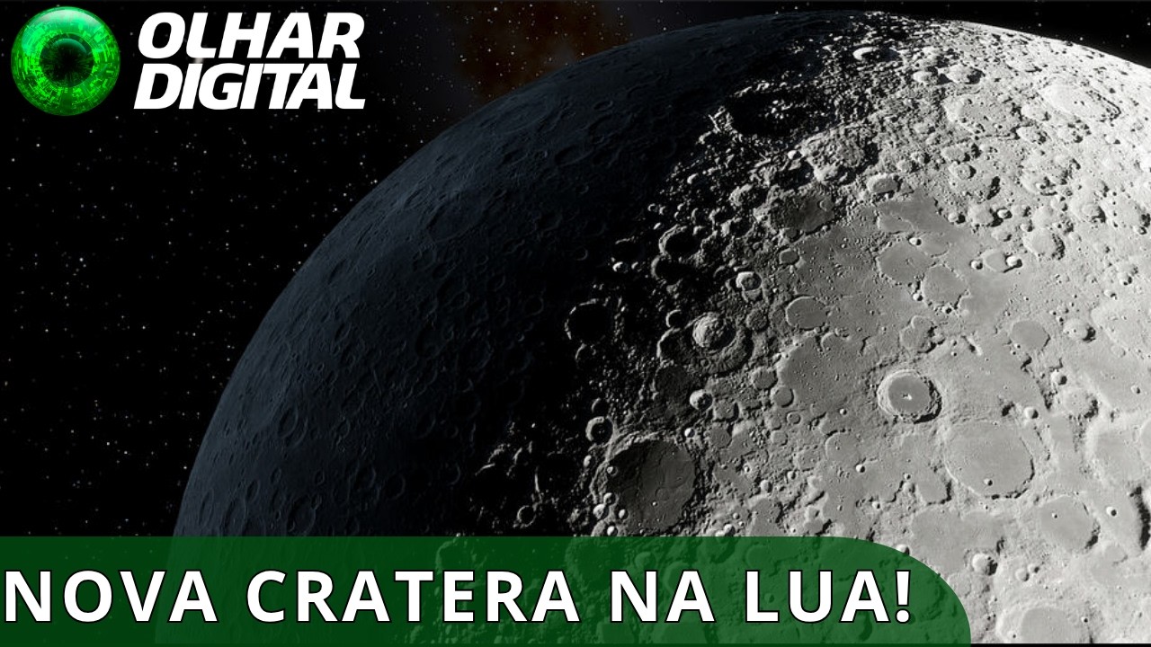 Lua ganha nova cicatriz após choque de foguete da SpaceX