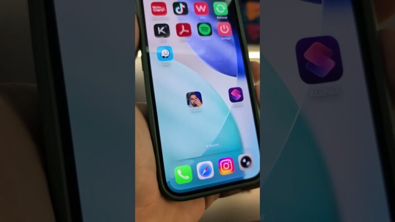 Não desperdício o seu iPhone use mais o aplicativo de Atalhos