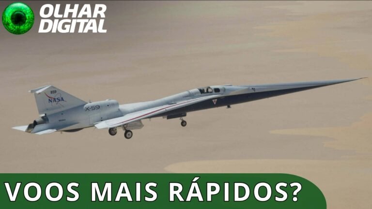 NASA testa avião supersônico mais silencioso