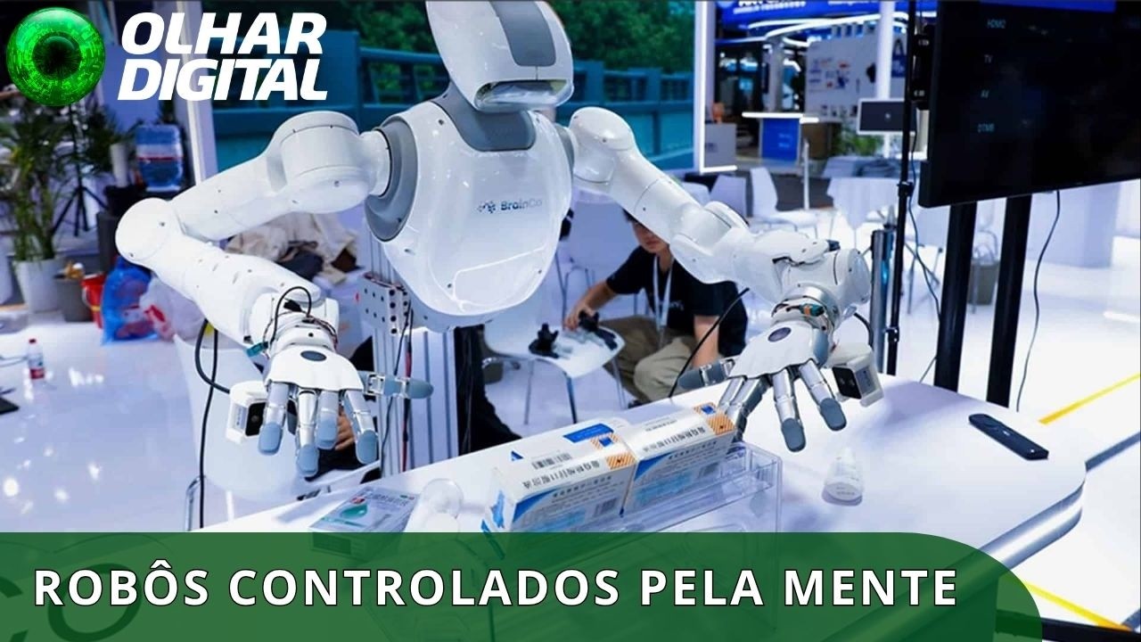 Nova tecnologia permite comandar robôs com o pensamento