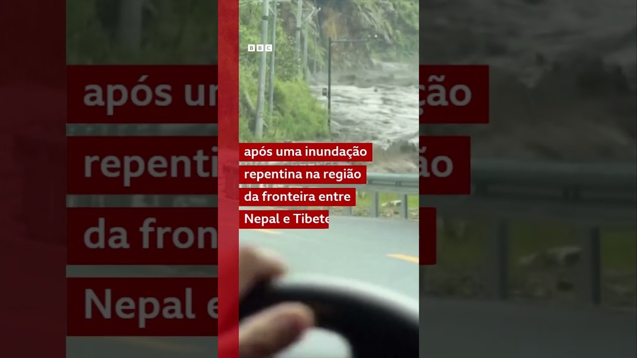 Casa desaba após enchente repentina provocar deslizamento de terra na fronteira entre Nepal e Tibete