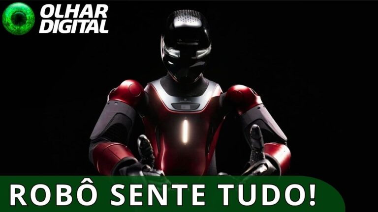 Robô humanoide aprende pelo toque e ganha pele capaz de sentir o ambiente