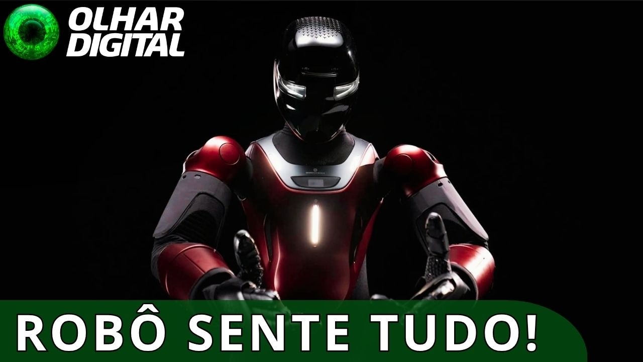 Robô humanoide aprende pelo toque e ganha pele capaz de sentir o ambiente