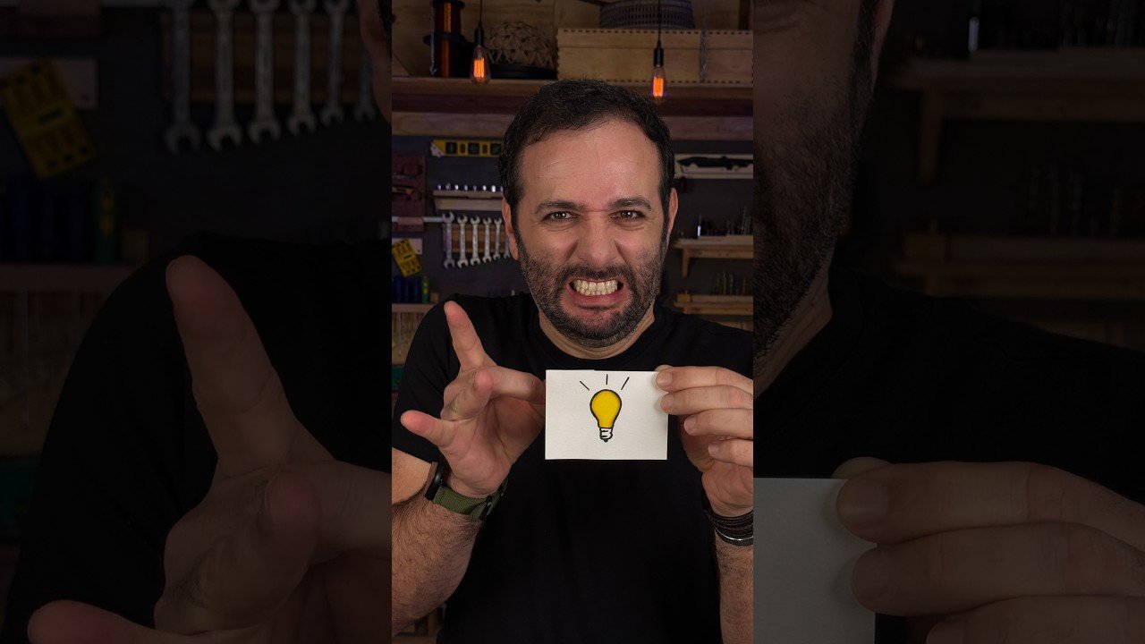 O TRUQUE da LÂMPADA que ACENDE com um PETELECO!