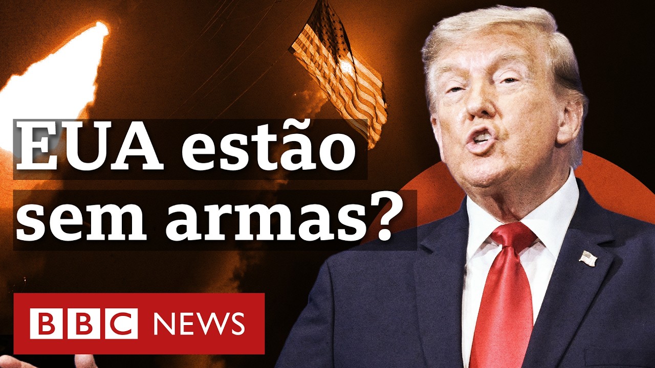 Os EUA estão mesmo ficando sem armas na guerra contra o Irã?