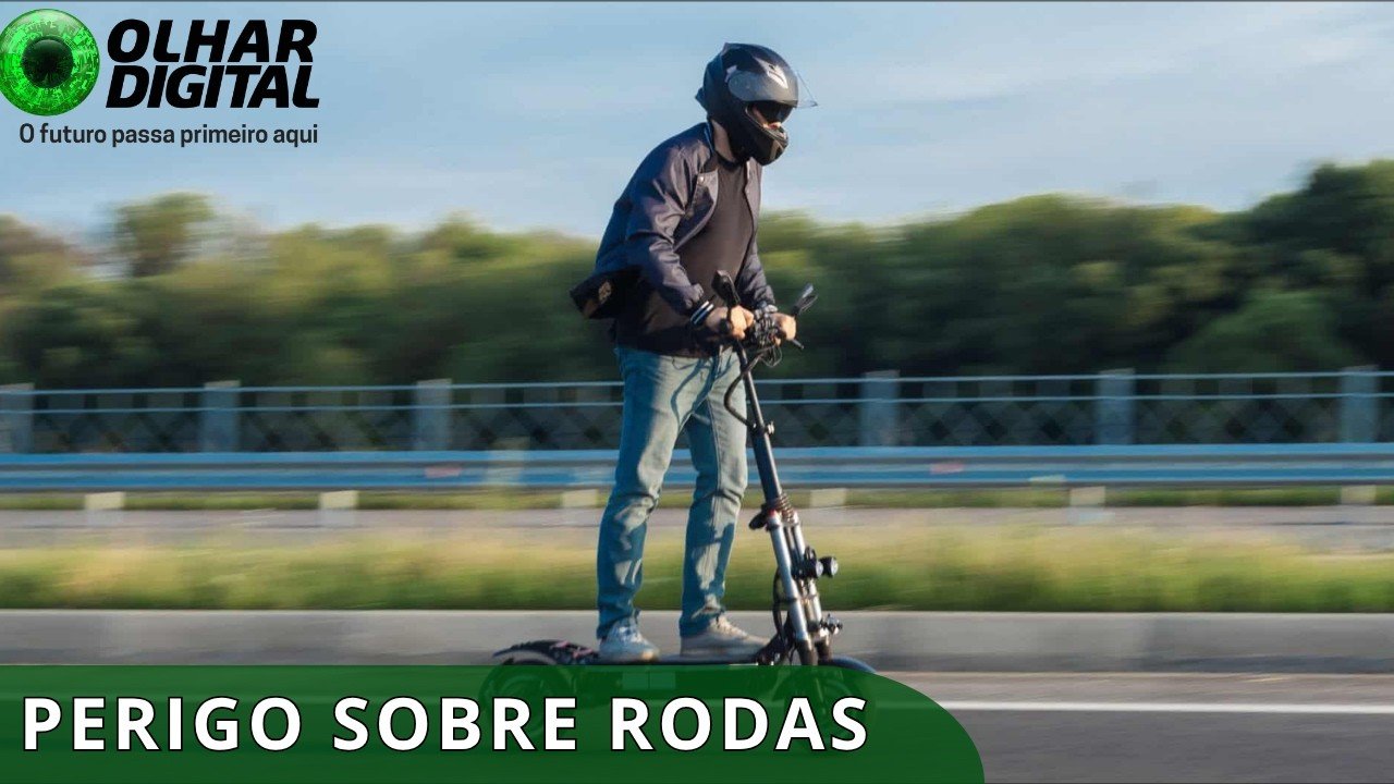 Patinete elétrico é mais perigoso do que parece, alerta estudo