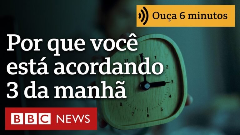 Por que você pode estar acordando às 3 horas da manhã