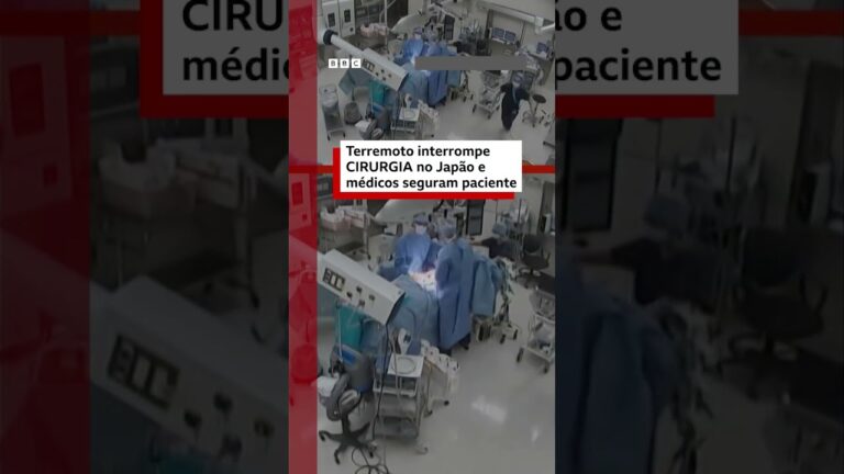 Terremoto durante cirurgia no Japão 🇯🇵😨