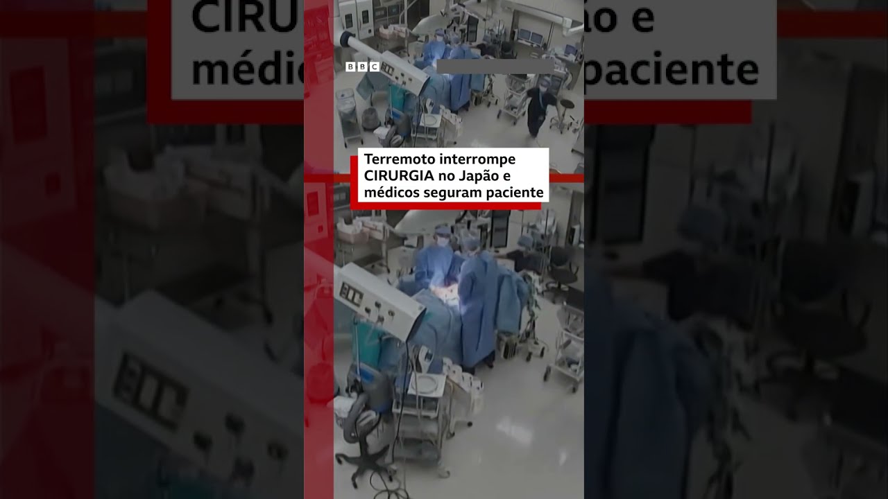 Terremoto durante cirurgia no Japão 🇯🇵😨
