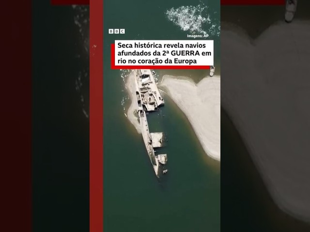 Seca história revela navios da Segunda Guerra Mundial