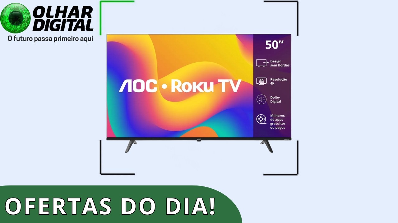 Smart TVs com quase 50% de desconto