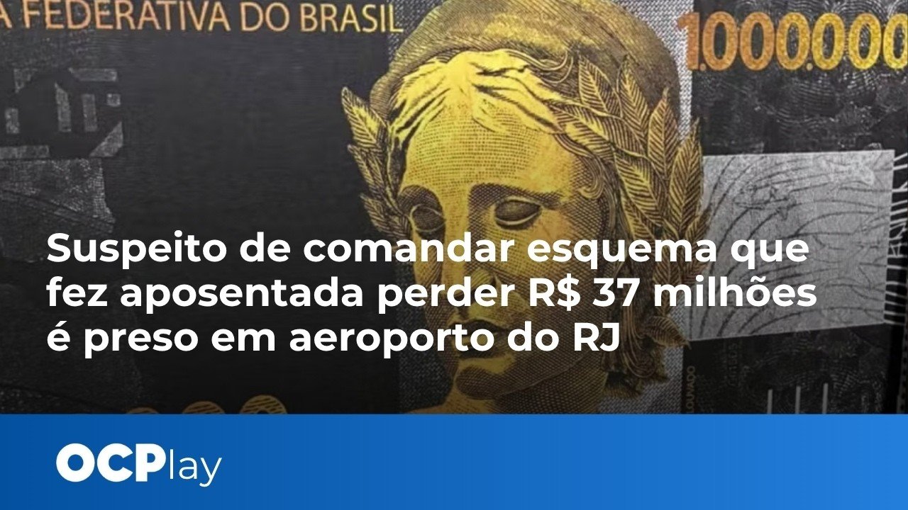 Suspeito de comandar esquema quefez aposentada perder R$ 37 milhõesé preso em aeroporto do RJ