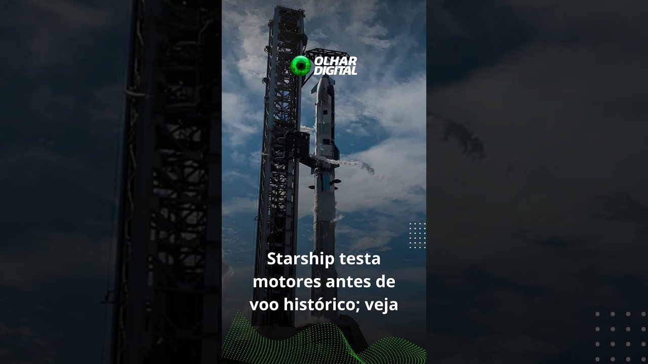 Starship: SpaceX testa motores antes de voo histórico do megafoguete