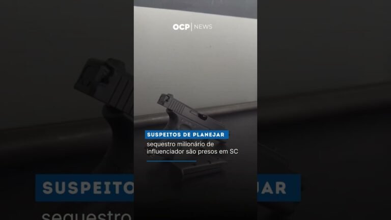 Suspeitos de planejar sequestro milionário de influenciador são presos em SC