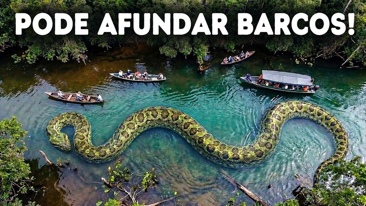 Uma nova cobra gigante acaba de ser descoberta na Amazônia.