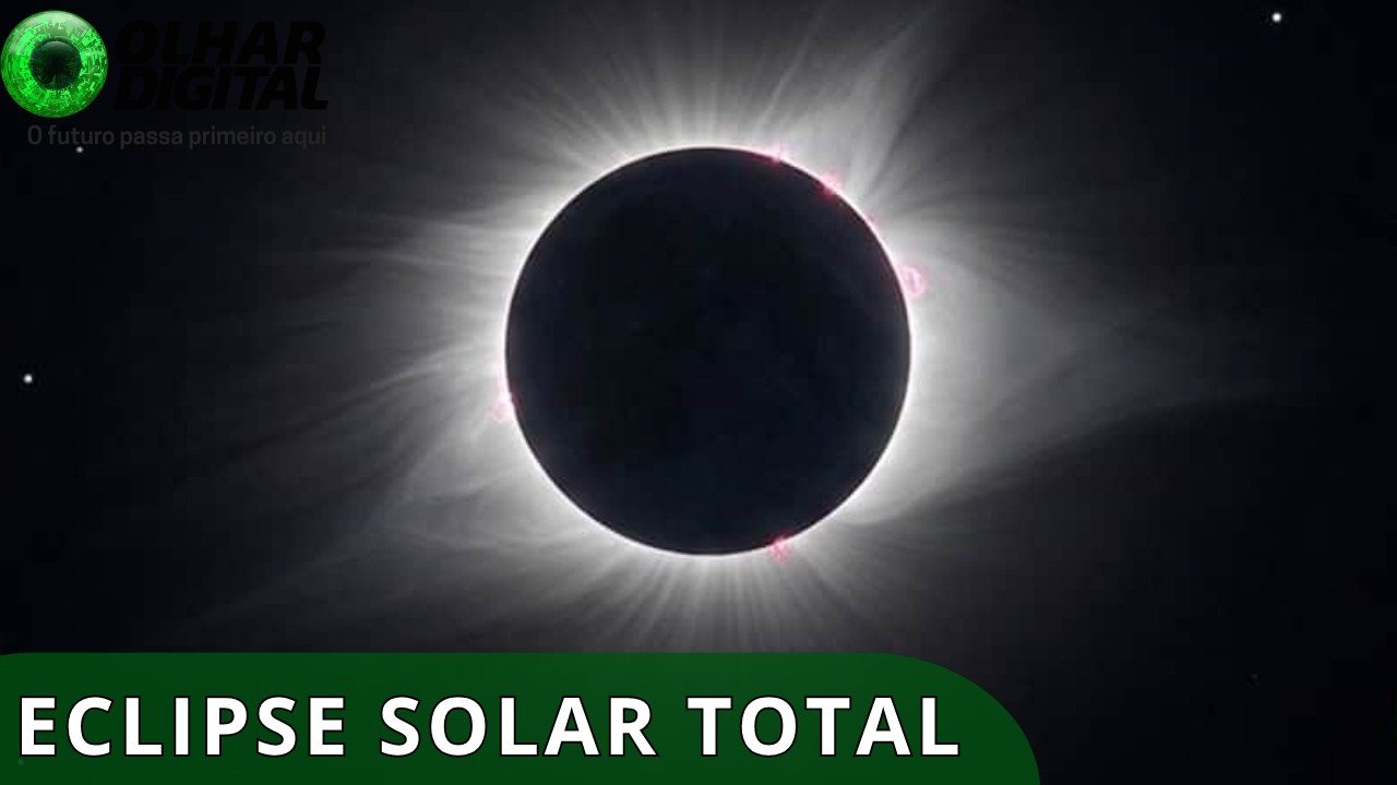 Veja as primeiras imagens do eclipse solar total