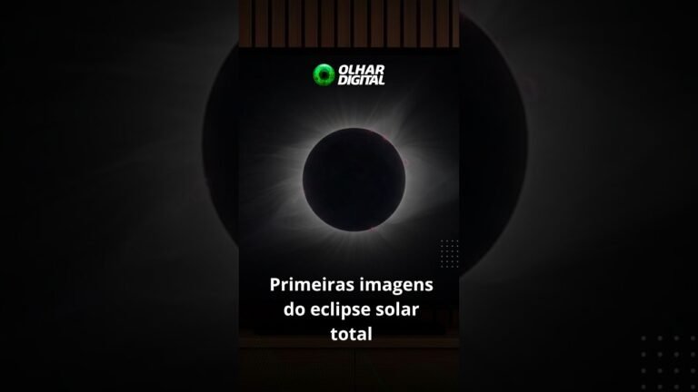 Veja as primeiras imagens do eclipse solar total