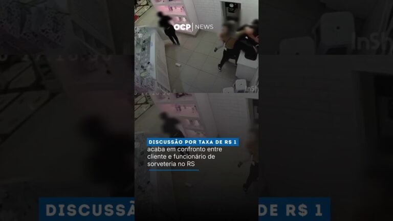 Discussão por taxa de R$ 1 acaba em confronto entre cliente e funcionário de sorveteria