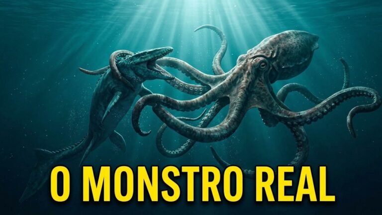 Cientistas acabam de descobrir um polvo de 18 metros de comprimento, semelhante a um kraken.