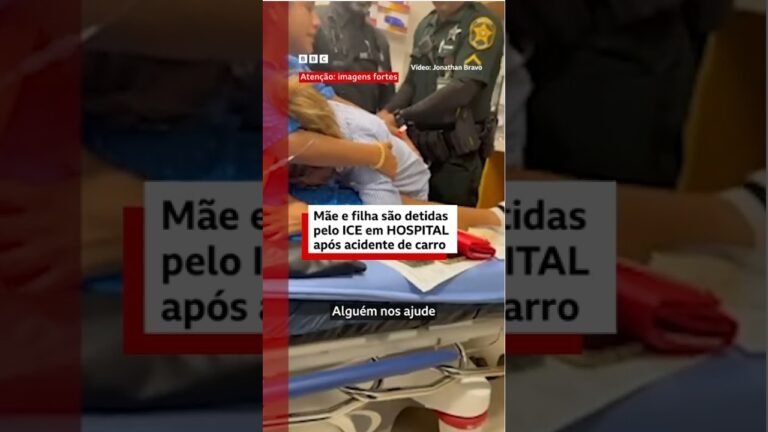 Mãe e filha são detidas pelo ICE em hospital após acidente de carro nos EUA