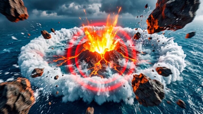 A erupção que partiu uma ilha ao meio — e mudou o destino da Terra