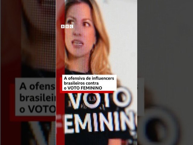 A ofensiva de influencers brasileiros contra o voto feminino