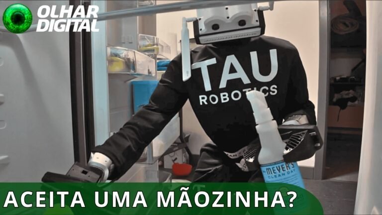 Aceita uma mãozinha? Robôs humanoides já fazem faxina por R$ 150 a hora