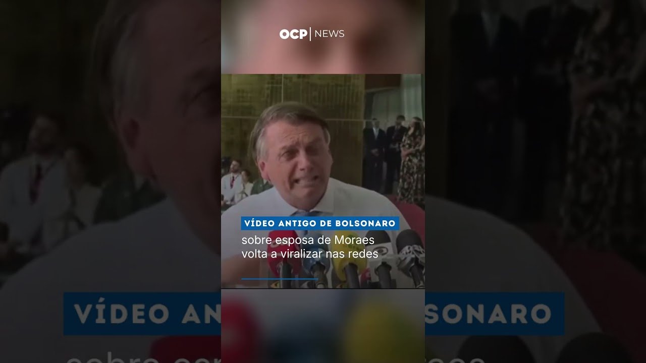 Vídeo antigo de Bolsonaro sobre esposa de Moraes volta a viralizar nas redes