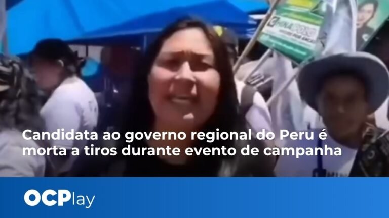 Candidata ao governo regional do Peru é morta a tiros durante evento de campanha
