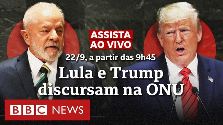 Ao vivo: Lula e Trump discursam na ONU