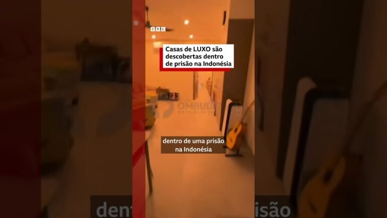 Casas de luxo são descobertas dentro de prisão na Indonésia